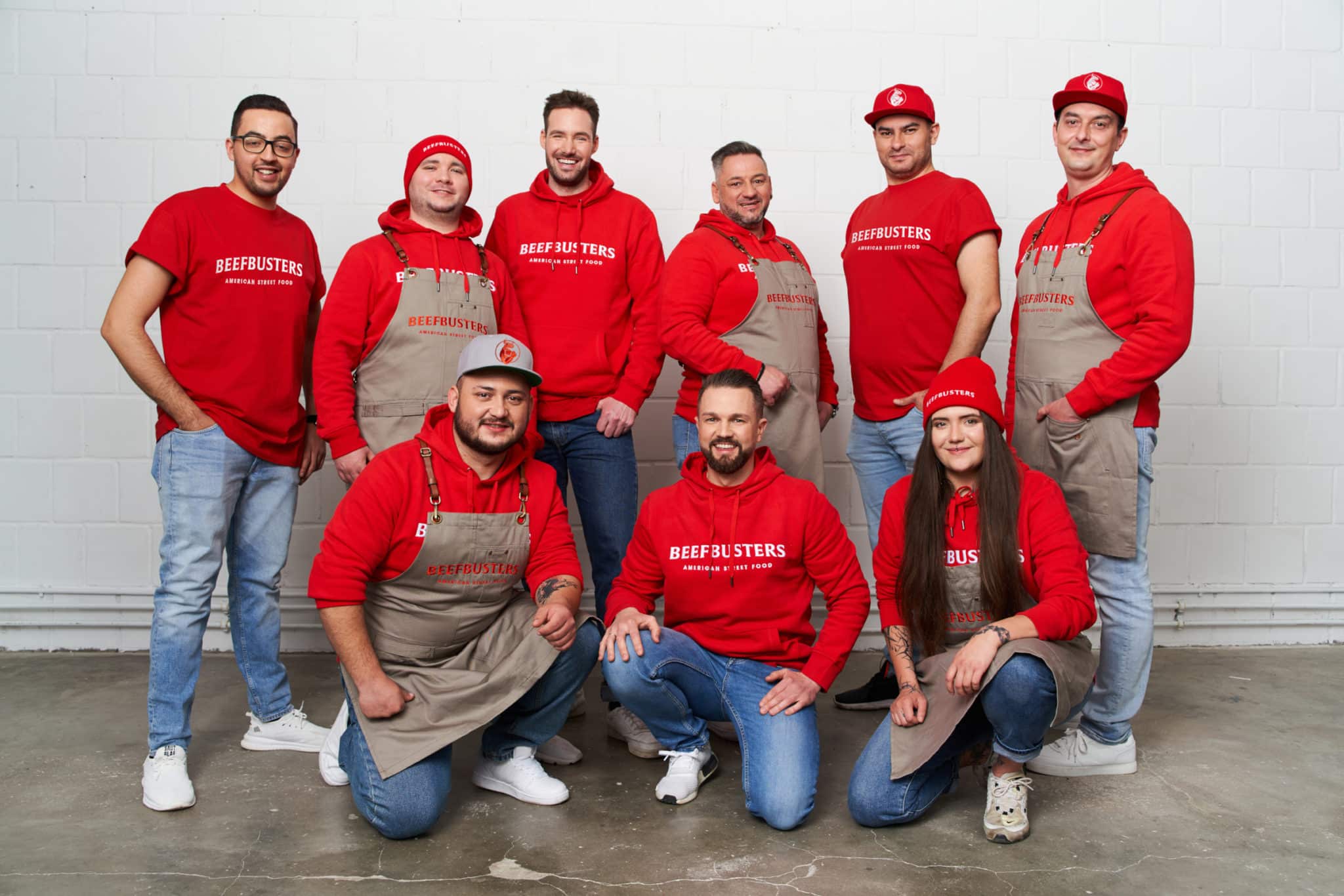 Die Mitarbeiter von Beefbusters