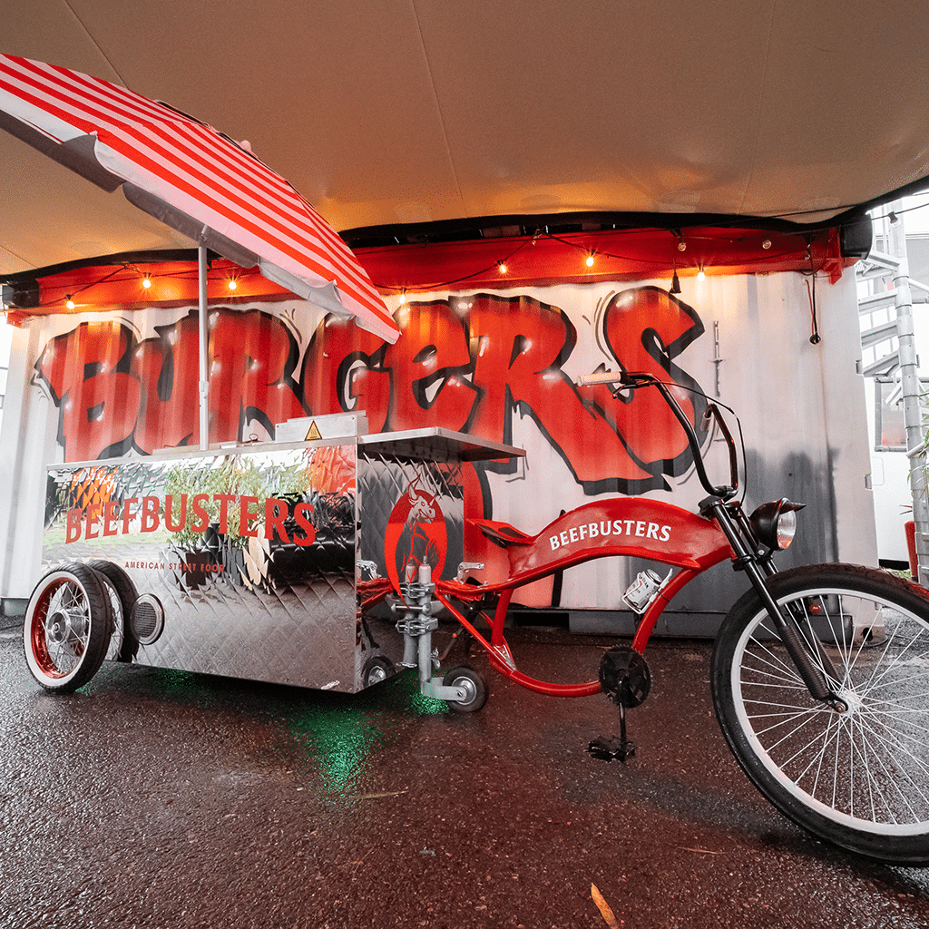 Burger Bike Catering Geburtstagsfeier